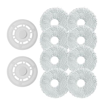 liangxiaous Robot Vacuum Cleaner Mop Rags Holder with Mop ClothesCompatible for Dreame Bot L10s Pro L10s Ultra S10 S10 ProCompatible for Mijia B101CN(B)