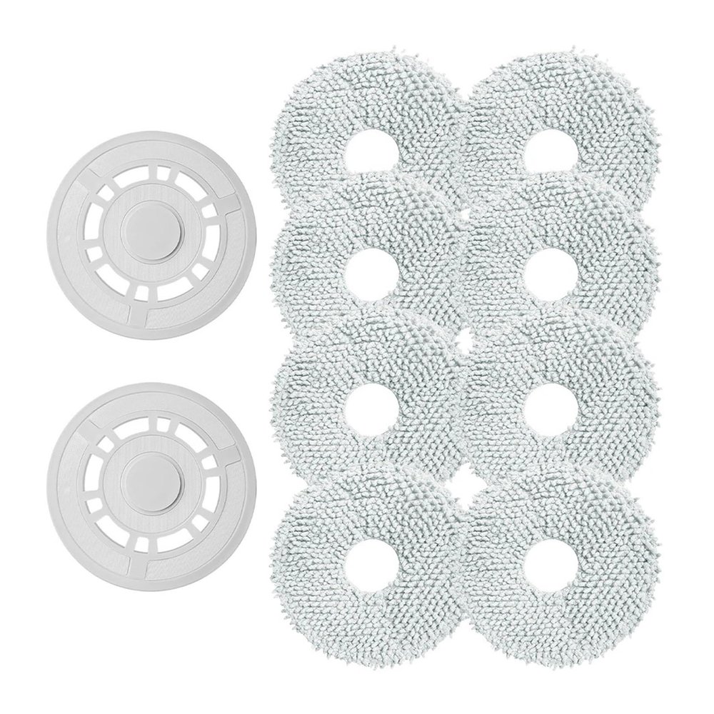 liangxiaous Robot Vacuum Cleaner Mop Rags Holder with Mop ClothesCompatible for Dreame Bot L10s Pro L10s Ultra S10 S10 ProCompatible for Mijia B101CN(B)
