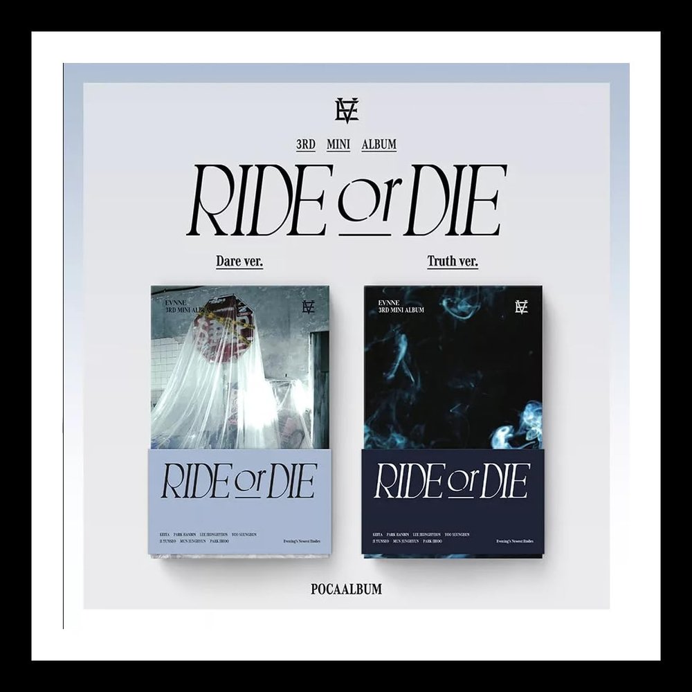 JELLYFISH Ent. EVNNE RIDE OR DIE 3rd Mini POCA ALBUM (2 Ver Set.) K-POP SEALED