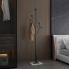 JIAYUEJU Freestanding Coat Rack Marble Base Coat tree Heavy Duty(Black) | Tree-shaped Easy Assembly Space Saver Metal Frame 8 Hooks for Entryway Bedroom Living Room Office Corner view 1