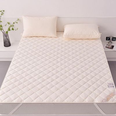 B/white,90*200cm(twin),LDLCYCN Queen Size Cooling Mattress Protector Pad with Elastic Straps Thin Futon Mattress Cover Foldable Traditional Floor Mat Mattress Topper Machine Wash Dormitory Hotel Avail