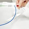 1.5mm Thick Vinyl Clear Table Protector 26x47 Inch PVC Plastic Table Pad Mat for Dining Table Kitchen Countertop Writing Desk Meeting Table Heavy Duty Waterproof Wood Furniture Protector Anti-Scratch view 1
