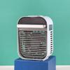EKsma Personal Space Air cooler and humidifier, 3 Speed Personal Desk Fan, Air Conditioner Fan, Mini Air Cooler, Portable Personal Air Fan Circulator, LED Night Light for Home & Office & Outdoor view 2