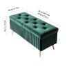 SONGCHAO Foot Rest Storage Benches with Bedroom Storage Benches End of Bed Benches Foot of Bed Benches Entrance Benches Storage Footstool Benches Foot Stools for Living Room(White,120 * 40 * 45cm) view 2