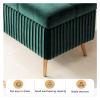 SONGCHAO Foot Rest Storage Benches with Bedroom Storage Benches End of Bed Benches Foot of Bed Benches Entrance Benches Storage Footstool Benches Foot Stools for Living Room(White,120 * 40 * 45cm) view 3