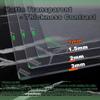 AYLFBFU Table Plastic Cover Clear Thick - 26x35 Inch, Single-Sided Frosted Desk Pads on Top of Desks, 1mm Durable - Scratch-Resistant, Custom Tablecloth, Clear Floor Mat, Frosted 1mm view 2