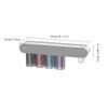 SENBAILU Toothbrush Rack Bathroom Magnetic Toothbrush Holder Toothpaste Dispenser Wall Mounted Multifunctional Toothpaste Holder Bathroom Toothbrush Holder(A), S46cm view 2