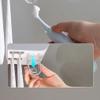 SENBAILU Toothbrush Rack Bathroom Magnetic Toothbrush Holder Toothpaste Dispenser Wall Mounted Multifunctional Toothpaste Holder Bathroom Toothbrush Holder(A), S46cm view 4