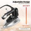 CAIHAOA Industrial Electric Steam Iron, 60~220 Commercial Efficiently Gravity Feed Steam Iron, Lightweight Portable Steam Iron with 3L Large Capacity Tank and Accessory Set view 3