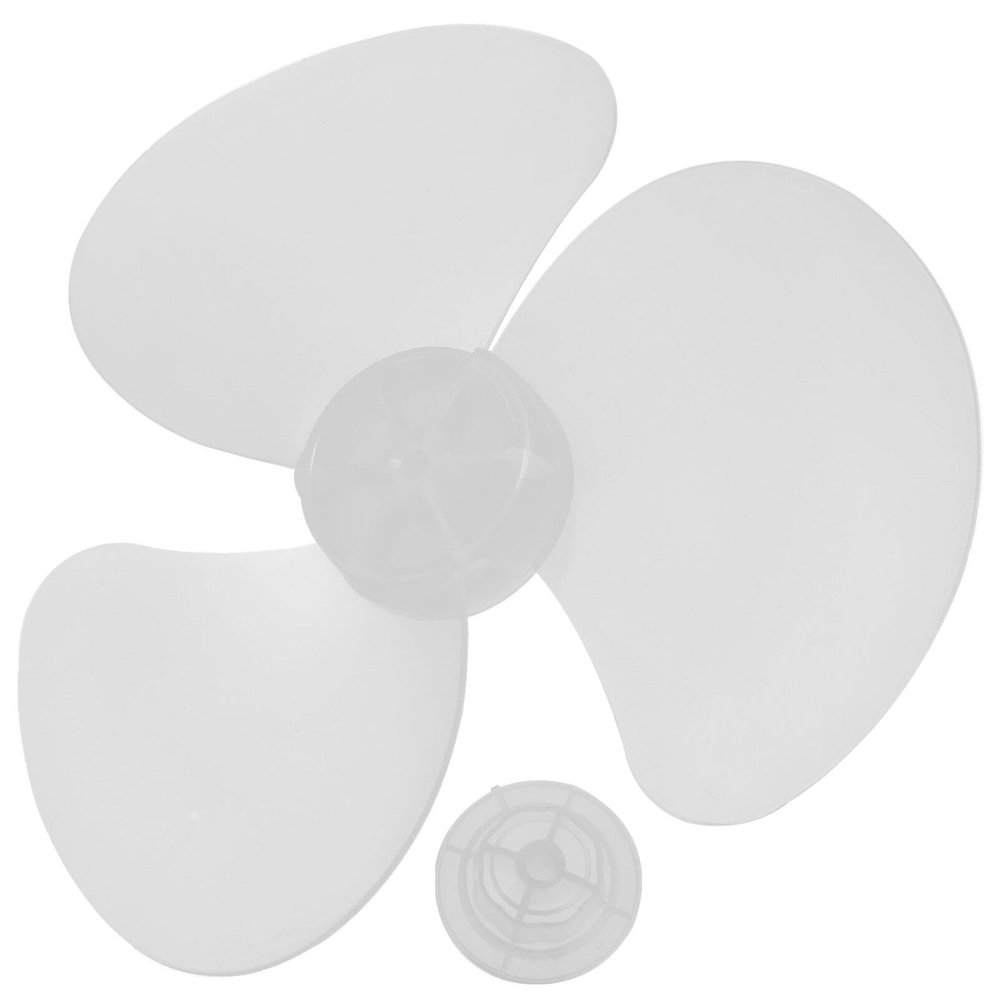 Kichvoe Replacement Fan Blades for Household Standing Pedestal Fans Transparent Easy to Install and Low Noise Design Compatible