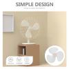 Kichvoe Replacement Fan Blades for Household Standing Pedestal Fans Transparent Easy to Install and Low Noise Design Compatible view 2
