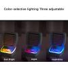EKsma Mini Portable Air Conditioner 3 Wind Speeds LED Night Light Desktop Water Cooled Cooling Fan Air Cooler for Home Office Bedroom, Desert Camel,3.35 * 4.13 * 4.92 IN(Pink) view 4