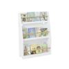 HomeLoft Basics 3 Tier Kids Bookshelf, Kids Book Rack, Baby Bookshelf for Kids, Kids Bookcase Storage Organizer for Playroom Bedroom Nursery, White view 4