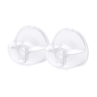 eufy Original Milk Container (2-Pack) for Wearable Breast Pump E10, BPA-Free Reusable Breast Pump Container Collects Up to 5 oz (150 ml) Each, Fridge and Freezer-Safe, Clear