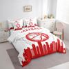 Erosebridal 7 Pcs Comforter Set King Size,Basketball Bed in a Bag with Flat Sheet and Fitted Sheet for Kids and Adults,Sports Bedding Set with Pillowcases and Cushion Cases, view 2