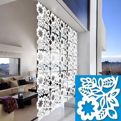 12Pcs,HAILM Waterproof Glass Room Divider for Office Bar Hotel Decoration, Portable Room Partitions for Room Separator, White PVC Hanging Screen Panel Privacy