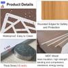 12Pcs,HAILM Waterproof Glass Room Divider for Office Bar Hotel Decoration, Portable Room Partitions for Room Separator, White PVC Hanging Screen Panel Privacy view 3