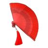 Dntum Folding fan Bamboo Folding Fan, Ancient Chinese style, Red, Photography Accessories, Portable, Summer Gift fan, A22 view 2