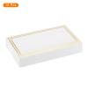 MECCANIXITY 16Pcs Reserved Table Signs, Place Cards with Double Gold Border for Table at Restaurant,Wedding Reception,Business Meeting,Christmas Party view 3