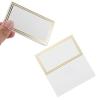 MECCANIXITY 16Pcs Reserved Table Signs, Place Cards with Double Gold Border for Table at Restaurant,Wedding Reception,Business Meeting,Christmas Party view 4