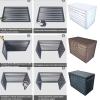 Outdoor air conditioner cover, exterior air conditioning unit cover, mini split condenser cover, Aluminum alloy air conditioner frame, Dustproof and waterproof, Suitable for indoor and outdoor (Brown view 3