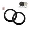 DIBTEBB Compatible for Purerobo W-R3S W-R1 Window Cleaning Robot Replacement Cleaning Rings,Original New Parts of Glass Cleaning Robot Part Rings(Black Ring 2pcs), xion23xx view 2
