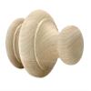 Highland Manor Wood Products Windon Finial - 6" Tall x 3 3/4" Wide - Unfinished Round Wooden Finial for Indoor Use - Perfect for Staircases or Bed Posts - (1 Finial) (Cherry) view 3