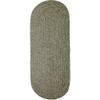 Super Area Rugs Gray Woven Braided Rug Rustic Living Indoor/Outdoor Braided Rug - Soft & Reversible Runner 2' x 10' view 1