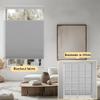 BERISSA Top Down Bottom Up Cordless Cellular Shades Pull Down Blackout Room Darkening Window Shades Honeycomb Blinds for Windows and Skylights,Gray,68" W x 36" H view 3