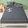 FCLDESHOP Deep Pockets That Actually Fits,Summer Pure Color Cool Latex Mattress Topper Cover Bed LinenSuitable for Single Double King Size Bed,Dark Green,180 * 200cm (3pcs) view 2