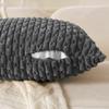 Cozoomy Set of 4 Dark Grey Decorative Throw Pillow Covers 18x18 Inch Corduroy Pillow Covers for Bed Couch Sofa Living Room Soft Square Cushion Cases view 4