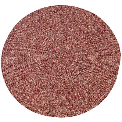 Super Area Rugs Braided Rug Rustic Living Indoor/Outdoor Braided Rug - Soft & Reversible Round 9' x 9'
