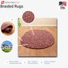 Super Area Rugs Braided Rug Rustic Living Indoor/Outdoor Braided Rug - Soft & Reversible Round 9' x 9' view 3