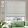 MiLin Cordless Roman Shades for Windows - Blackout Roman Shades, Waterproof Fabric Blinds Privacy Window Treatments Thermal Insulated for Home (Blackout - Beige, 61 1/2" W x 64" H) view 1