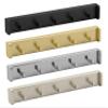 5-Hook Designer Wardrobe Reversible 11.75" Length Closet Belt Rack with 11" Retractable Pullout Extension and Installation Hardware (Matte Nickel) view 4