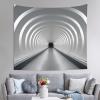 VTCTOASY Tapestry Wall Hanging for Living Room Decorates Wall Tapestries White Subway Tunnel Tapestries Wall Decoration for Bedroom Aesthetic Decor Wall Hanging (60 X 51 Inches) view 1