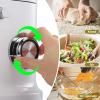 3-in-1 Household Kitchen Mixers with Stainless Steel 6 Liter Bowl, Kitchen Mixer with Blender and Meat Grinder, Electric Chopper for Meat Vegetables, with Meat Grinder/Stirring Stick,White view 4