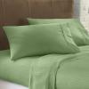 100% Cotton RV Sheets Set 4 PC - 400 TC - Soft and Smooth Bed Sheets for Campers, RV's & Travel Trailers Easy Fit Mattress up to 10 Inch Deep Pockets - Sage Stripe - (42X80) Bunk Size view 2