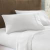 100% Cotton RV Sheets Set 4 PC - 400 TC - Soft and Smooth Bed Sheets for Campers, RV's & Travel Trailers Easy Fit Mattress up to 10 Inch Deep Pockets - White Stripe - (58X80) RV Full XL Size view 2