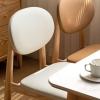 YXIANG56Q Dining Chairs Side Chair Mid Century Modern Upholstered Dining Chair with Wood Legs for Kitchen, Living,Dining Room Kitchen Chair(Brown), yuqing2022 view 4