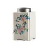 Sealed Tea Caddy Retro Bulk Tea Storage Jar Household Tin Cover Alloy Sealed Jar Awakening Tea Jar Kitchen Seasoning Storage Jar Tea Jar with Lid(A) view 1