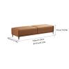 SABALON Foot Stools Ottoman Modern Bed End Bench, Entryway Leather Shoe Bench, Upholstered Storage Bench, for Bedroom Living Room Dressing Room Stepping Stool End of Bed Stool(01,120 * 40 * 42cm) view 3