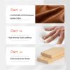SABALON Foot Stools Ottoman Modern Bed End Bench, Entryway Leather Shoe Bench, Upholstered Storage Bench, for Bedroom Living Room Dressing Room Stepping Stool End of Bed Stool(01,120 * 40 * 42cm) view 4
