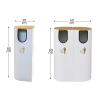 thalo Trash/Garbage Can Indoor/Outdoor Trash Can Large Business Trash Can with Gold Lid Stylish Metal Trash Can Removable Inner Bucket Waste Container(A) view 2