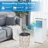 Acekool 8000Btus Portable Air Conditioner, 3 in 1 Portable AC Unit cools up to 350 Sq. Ft, Multi-function Mode, Dehumidifier, Fan Mode, Room Air Conditioner with Remote Control, Whitw view 2