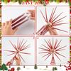 Red Christmas Tree Topper 13.7 Inch - No DIY Red Starburst Tree Topper, Exploding Star Christmas Tree Decorations view 4