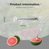 2-in-1 Stainless Steel Fruit Cutter, Upgraded Watermelon Slicer, Dual Head Fruit Forks for Home, Kitchen, Camping (3pcs) view 3