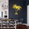 Large Metal Palm Tree Wall Art,Banana Plants Decor,Metal Palm Tree Wall Decor for Bedroom(26" x 24"/67x60cm, Gold) view 1