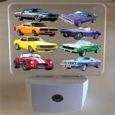 American Muscle Race Car Led Night Light Racing Hot Rod Cars Man Cave Garage Bedroom Wall Decor