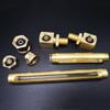 1/4" 3/8" 1/2" BSP Male Thread L-Shape Brass Oil Liquid Level Indicator Sight Glass Gauge - Two Window 1PC(Two Window 3/8",300mm) view 3